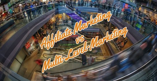 affiliate marketing vs multi level marketing
