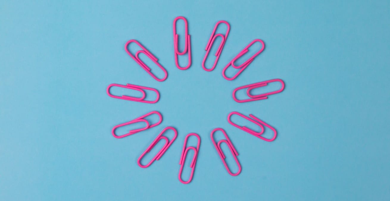 paper clips as proxy for linking to other content