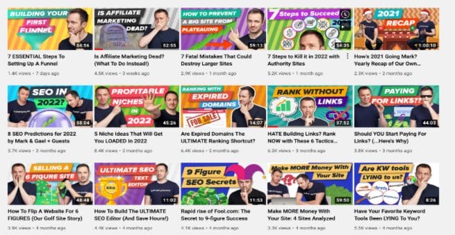 affiliate marketing youtube channels authority hacker video holders