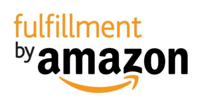 pros of amazon fba vs fbm in black text on white background with amazon logo in yellow